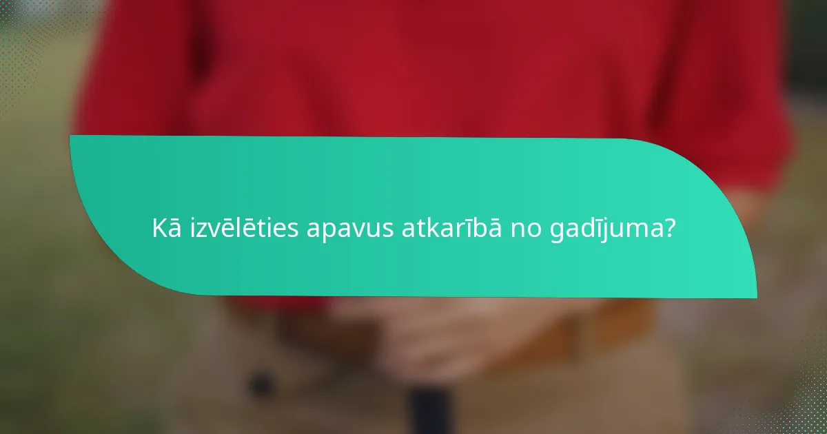 Kā izvēlēties apavus atkarībā no gadījuma?