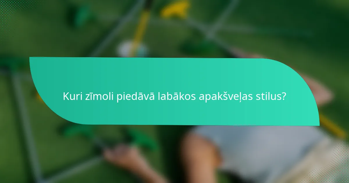 Kuri zīmoli piedāvā labākos apakšveļas stilus?